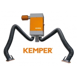 Kemper Stacjonarny filtr nabojowy dwa ramiona z wężem 2m 83200100 z dostawą