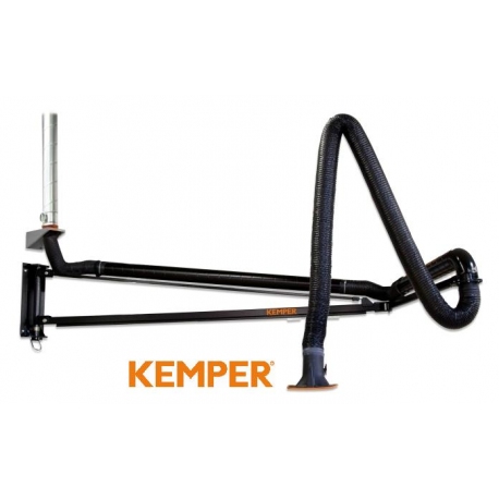 Ramię odciągowe KEMPER w wykonaniu z wężem 2m 79002