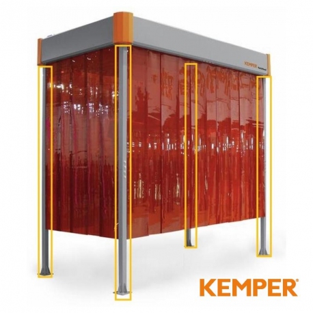 Komplet 3 metrowych podpór do okapu odciągowego Kemper VarioHood 70400300