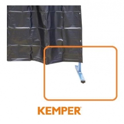 Komplet kół do ścianki ochronnej foliowej Kemper 1 lub 3 częściowej 70 600 699