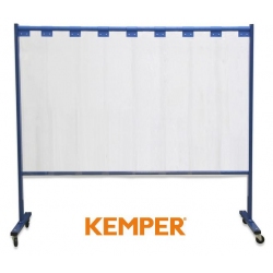 1-częściowa ścianka ochronna Kemper z lamelami 2mm przeźroczysta 70 600 604